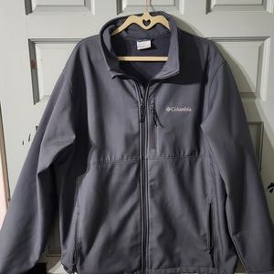 Columbia Men’s Softshell Synthetic Jacket Fleece Lined, Size M